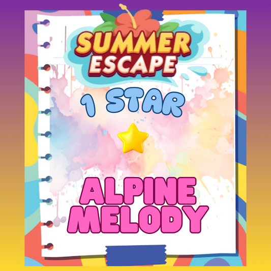 ALPINE MELODY - 1🌟 Set 1 - Monopoly Go Sticker