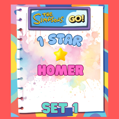 HOMER - 1🌟 Set 1 - Monopoly Go Sticker