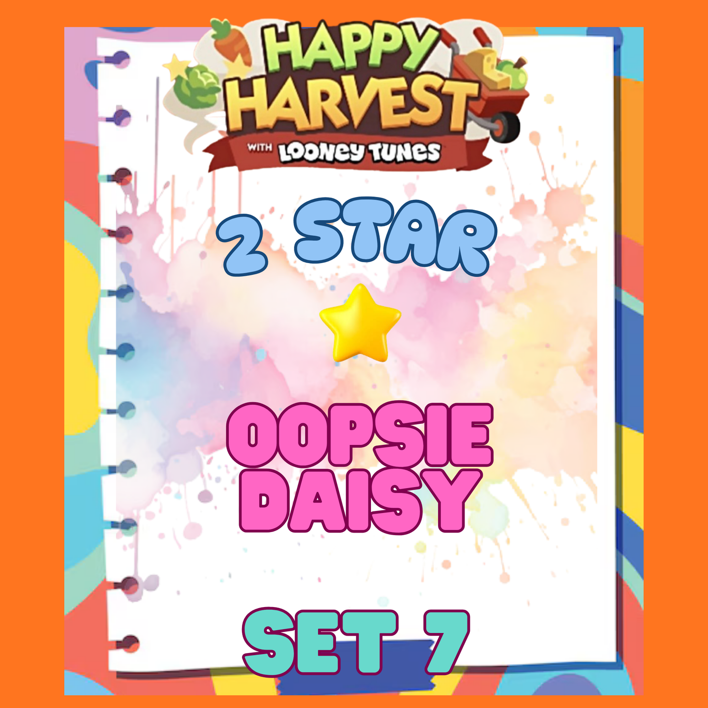 OOPSIE DAISY - 2🌟 Set 7 - Monopoly Go Sticker