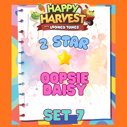 OOPSIE DAISY - 2🌟 Set 7 - Monopoly Go Sticker