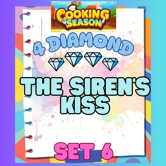 THE SIREN'S KISS - 4⭐ Set 6 - Carnival Tycoon Sticker