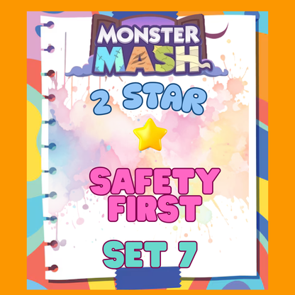 SAFETY FIRST - 2🌟 Set 7 - Monopoly Go Sticker