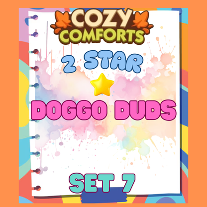 DOGGO DUDS - 2🌟 Set 7 - Monopoly Go Sticker