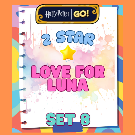 LOVE FOR LUNA - 2🌟 Set 8 - Monopoly Go Sticker