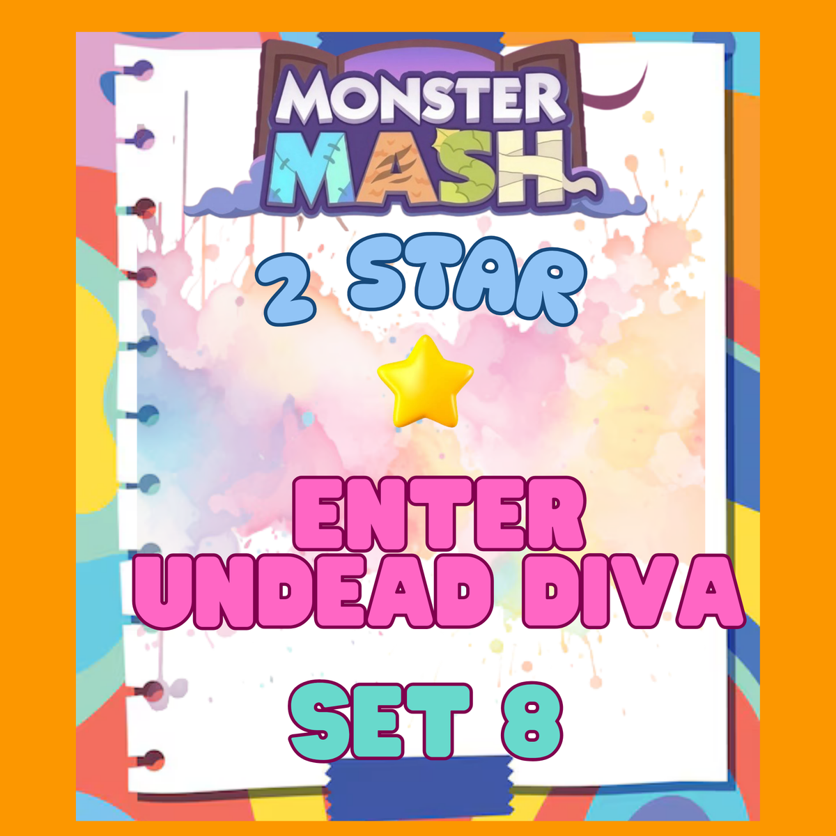 ENTER UNDEAD DIVA - 2🌟 Set 8 - Monopoly Go Sticker