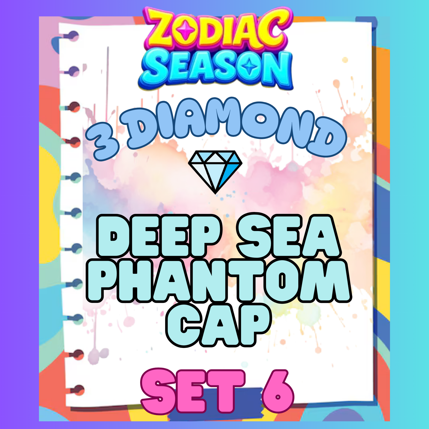 DEEP SEA PHANTOM CAP - 3⭐ Set 6 - Carnival Tycoon Sticker