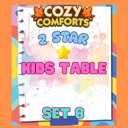 KIDS TABLE - 2🌟 Set 8 - Monopoly Go Sticker