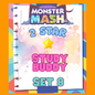 STUDY BUDDY - 2🌟 Set 8 - Monopoly Go Sticker