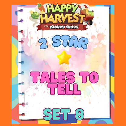 TALES TO TELL - 2🌟 Set 8 - Monopoly Go Sticker