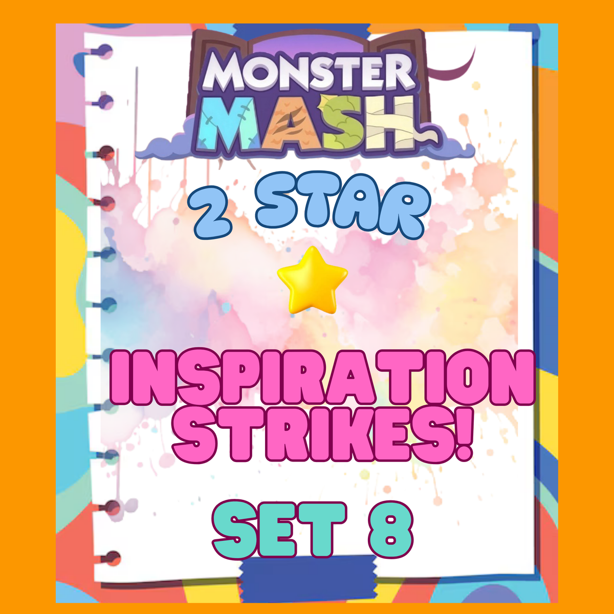 INSPIRATION STRIKES! - 2🌟 Set 8 - Monopoly Go Sticker