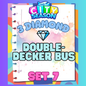 DOUBLE-DECKER BUS - 3⭐ Set 7 - Carnival Tycoon Sticker