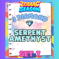 SERPENT AMETHYST - 3⭐ Set 7 - Carnival Tycoon Sticker