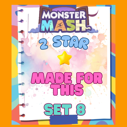 MADE FOR THIS - 2🌟 Set 8 - Monopoly Go Sticker