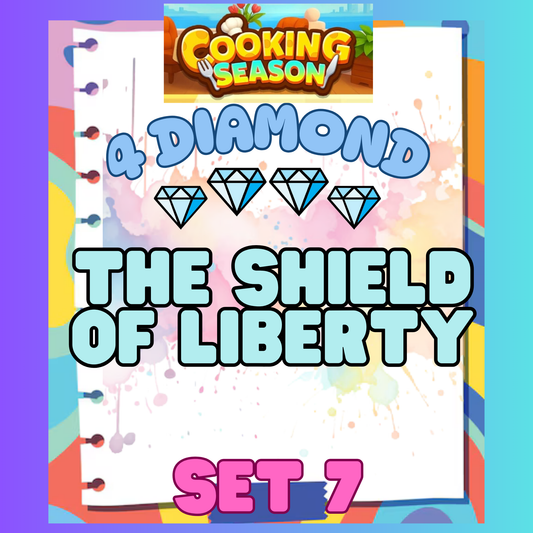 THE SHIELD OF LIBERTY - 4⭐ Set 7 - Carnival Tycoon Sticker