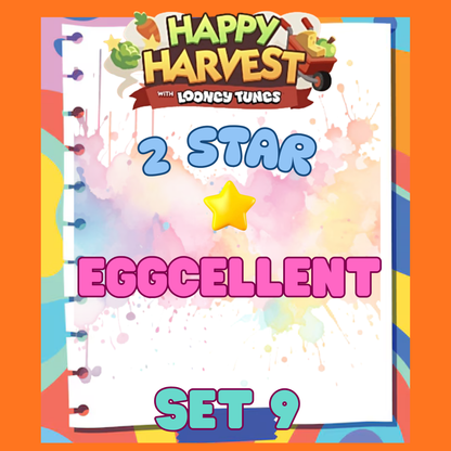 EGGCELLENT - 2🌟 Set 9 - Monopoly Go Sticker