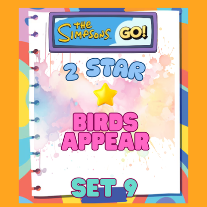 BIRDS APPEAR - 2🌟 Set 9 - Monopoly Go Sticker
