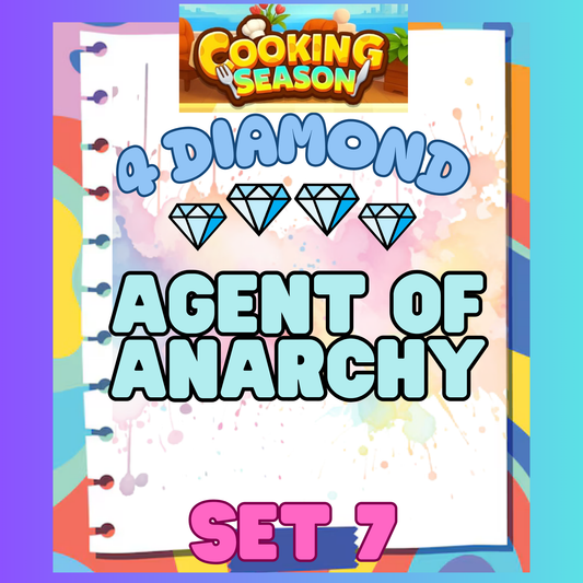 AGENT OF ANARCHY - 4⭐ Set 7 - Carnival Tycoon Sticker