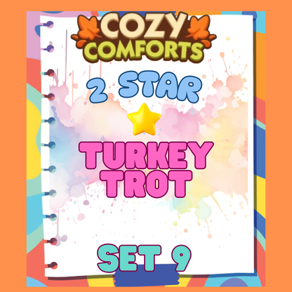 TURKEY TROT - 2🌟 Set 9 - Monopoly Go Sticker