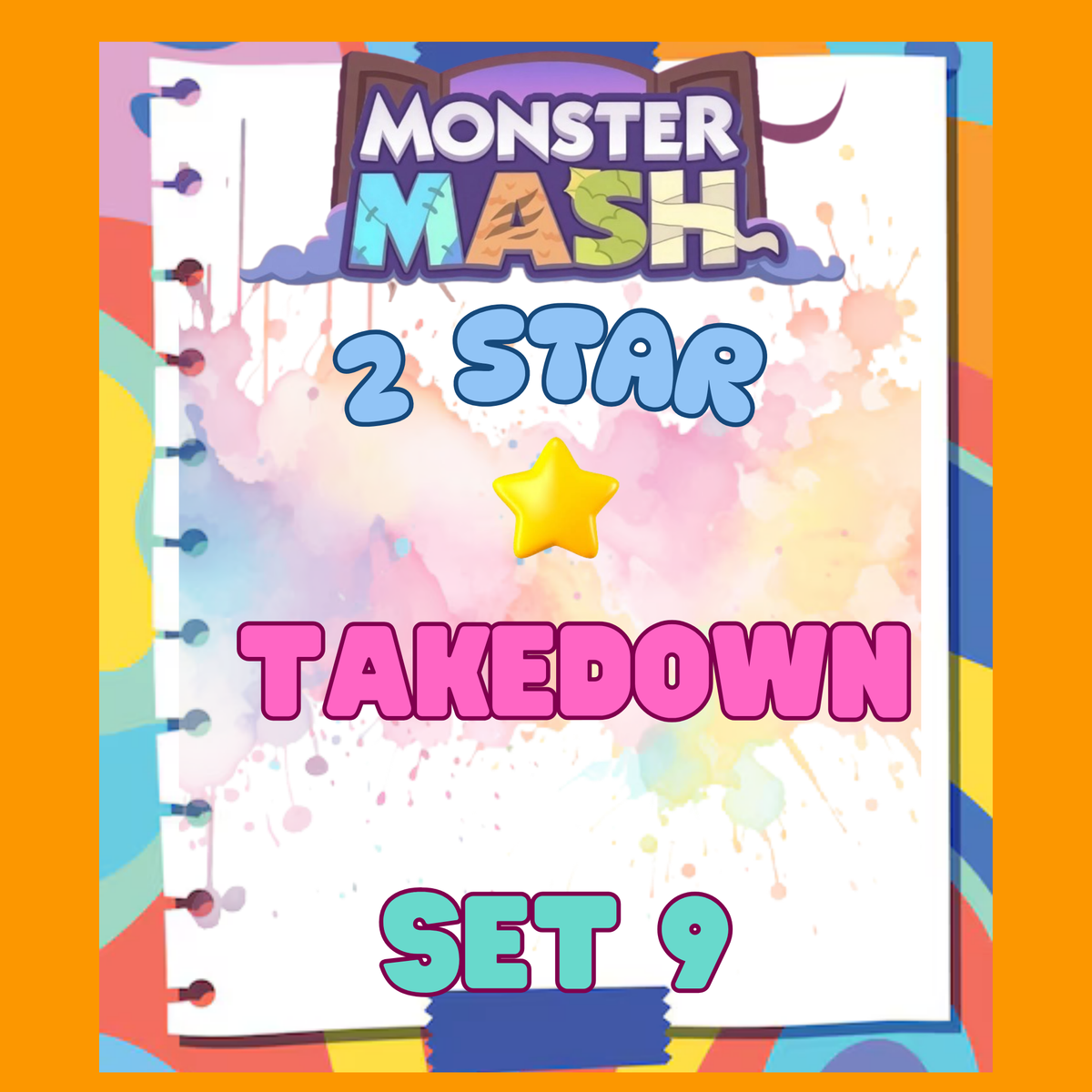 TAKEDOWN - 2🌟 Set 9 - Monopoly Go Sticker