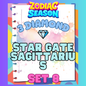 STAR GATE SAGITTARIUS - 3⭐ Set 8 - Carnival Tycoon Sticker