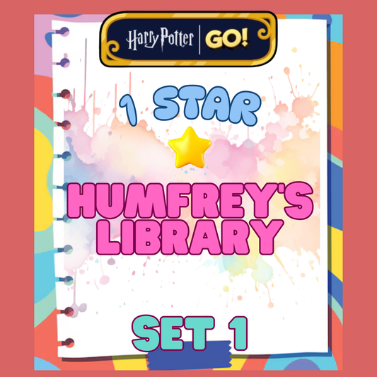 HUMFREY'S LIBRARY - 1🌟 Set 1 - Monopoly Go Sticker