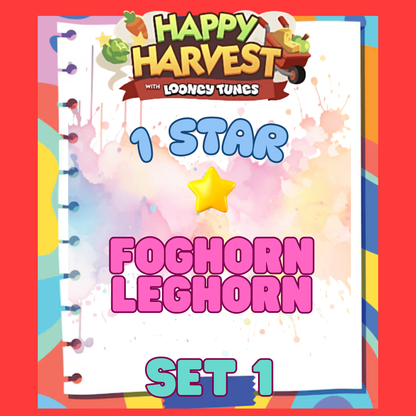 FOGHORN LEGHORN - 1🌟 Set 1 - Monopoly Go Sticker