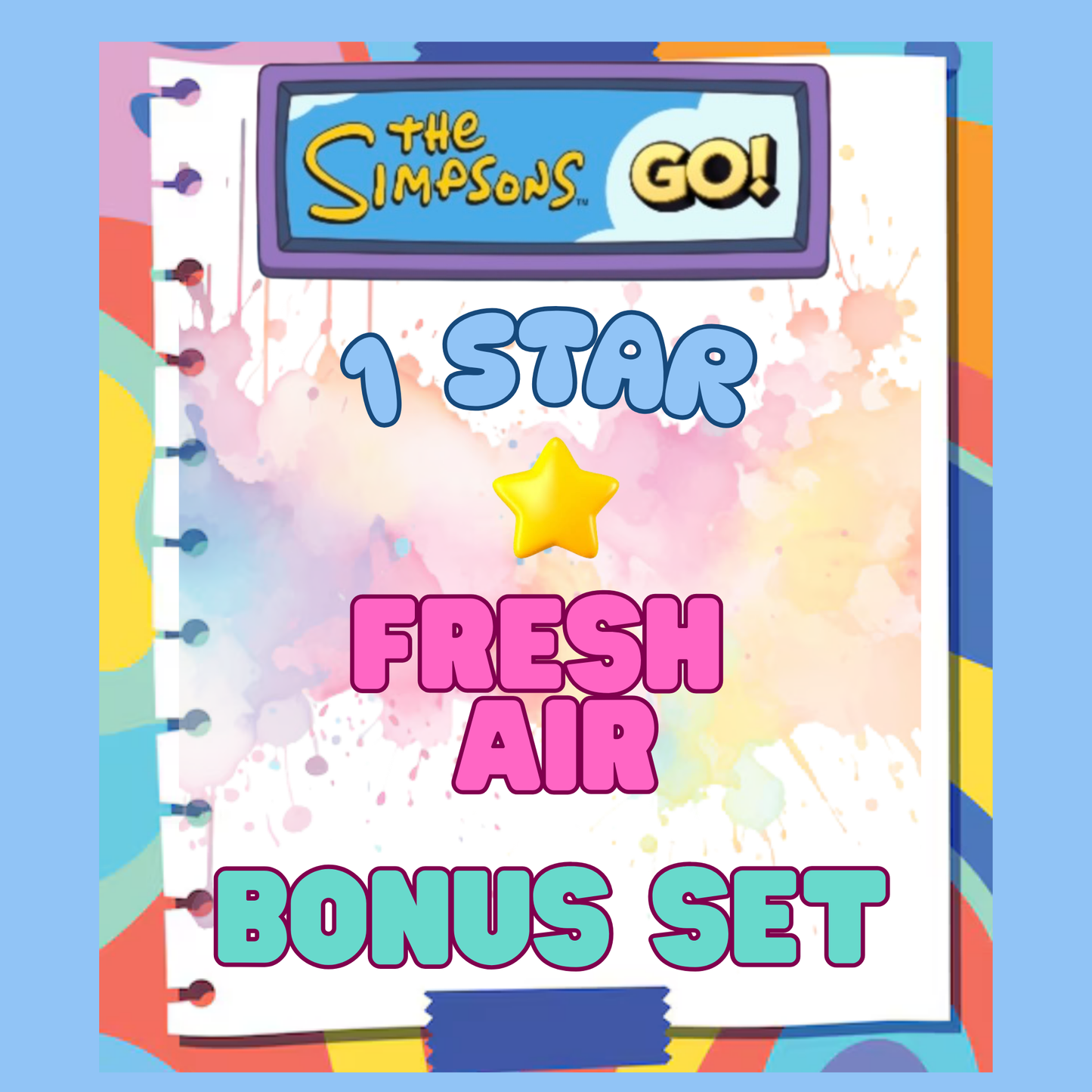 FRESH AIR  - 1🌟 BONUS SET - Monopoly Go Sticker