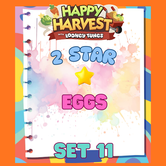 EGGS - 2🌟 Set 11 - Monopoly Go Sticker