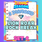 LION ROAR ROCK BREAK - 3⭐ Set 9 - Carnival Tycoon Sticker
