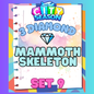 MAMMOTH SKELETON - 3⭐ Set 9 - Carnival Tycoon Sticker
