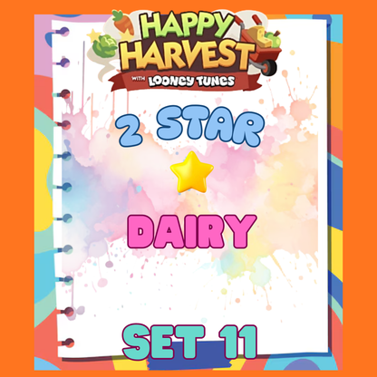 DAIRY - 2🌟 Set 11 - Monopoly Go Sticker