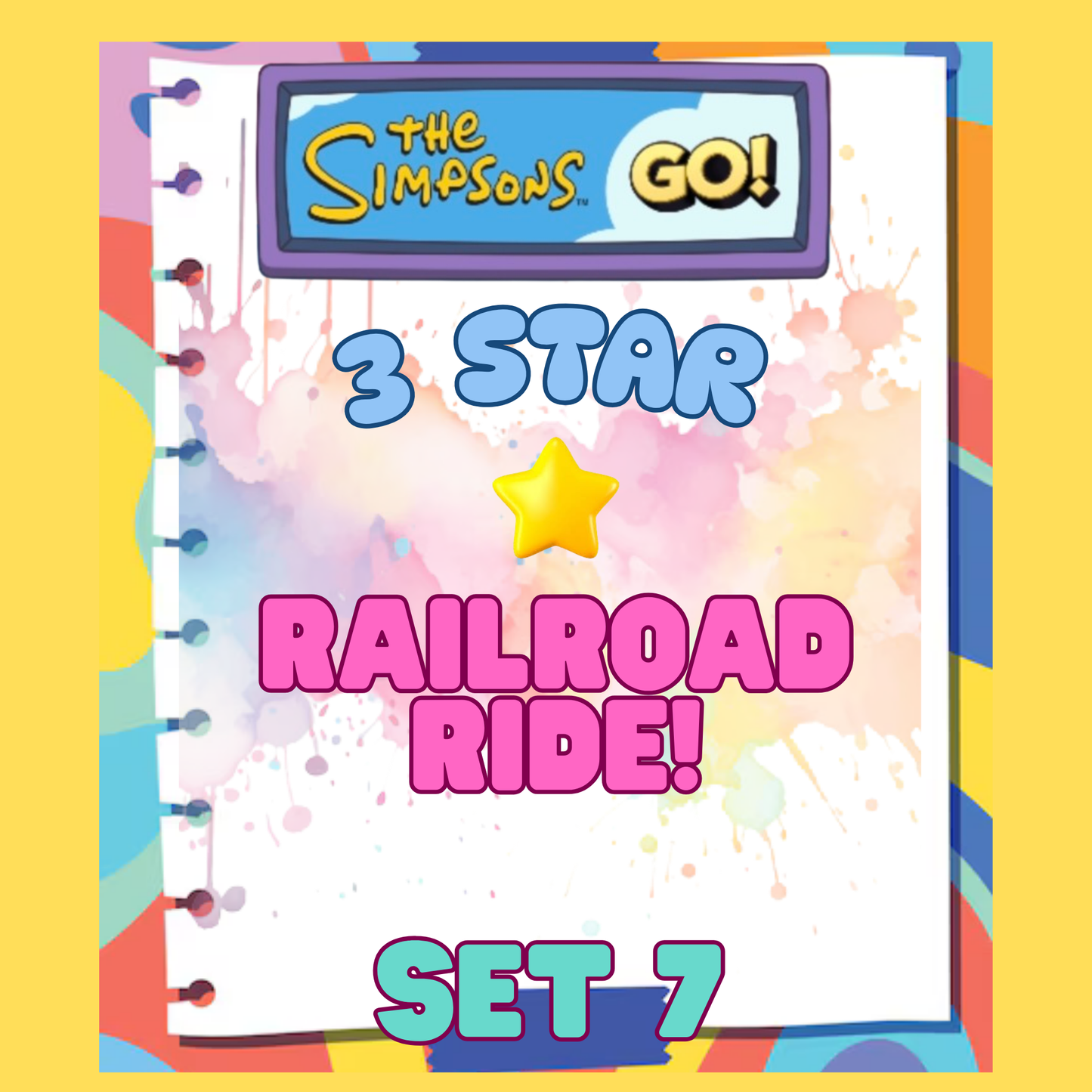 RAILROAD RIDE! - 3🌟 Set 7 - Monopoly Go Sticker