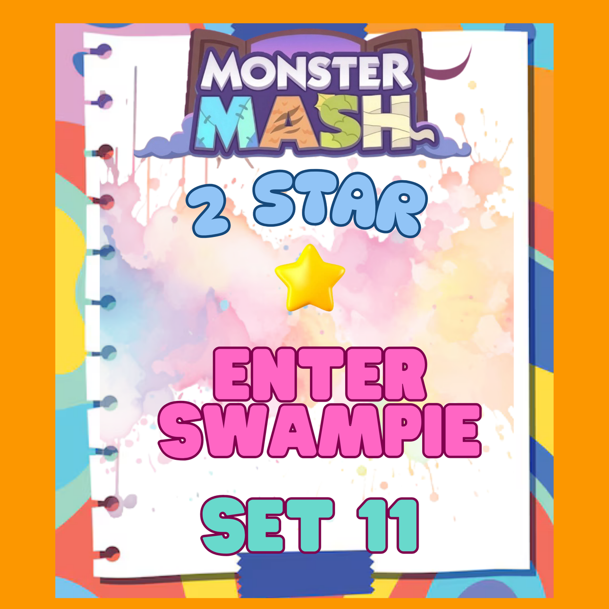 ENTER SWAMPIE - 2🌟 Set 11 - Monopoly Go Sticker