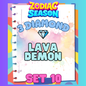 LAVA DEMON - 3⭐ Set 10 - Carnival Tycoon Sticker