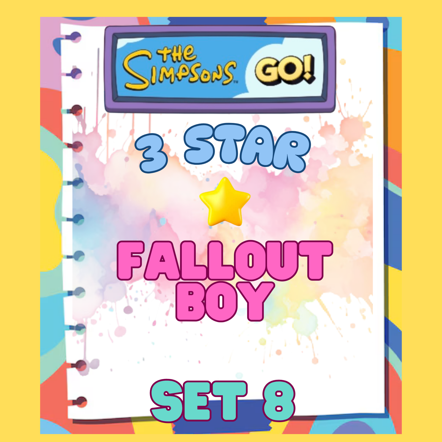 FALLOUT BOY - 3🌟 Set 8 - Monopoly Go Sticker