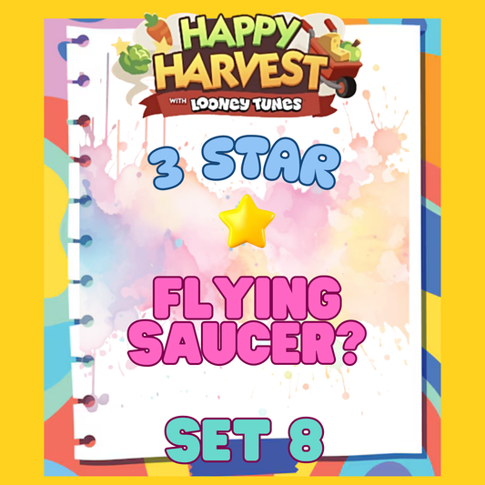 FLYING SAUCER? - 3🌟 Set 8 - Monopoly Go Sticker