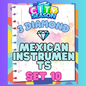 MEXICAN INSTRUMENTS - 3⭐ Set 10 - Carnival Tycoon Sticker