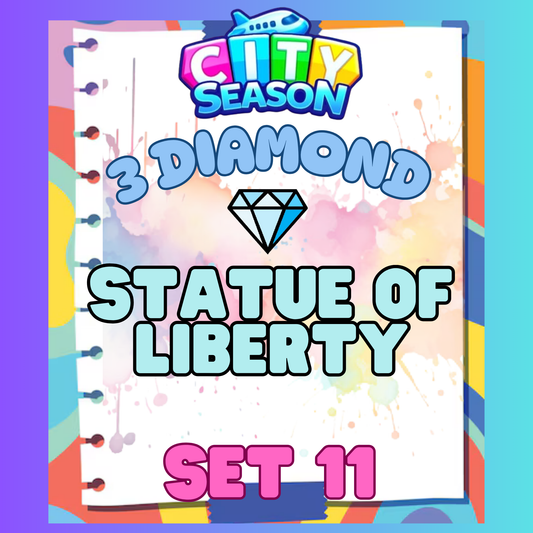 STATUE OF LIBERTY - 3⭐ Set 11 - Carnival Tycoon Sticker