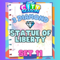 STATUE OF LIBERTY - 3⭐ Set 11 - Carnival Tycoon Sticker