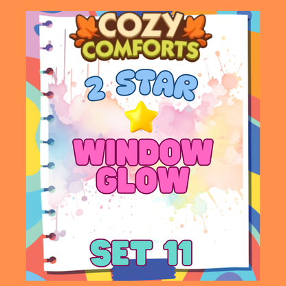 WINDOW GLOW - 2🌟 Set 11 - Monopoly Go Sticker