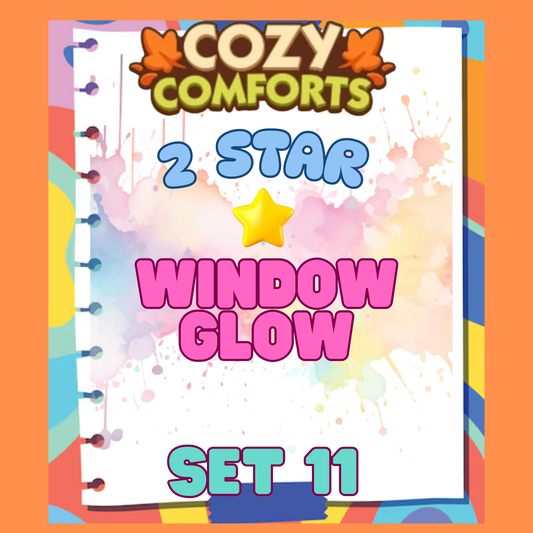 WINDOW GLOW - 2🌟 Set 11 - Monopoly Go Sticker