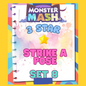 STRIKE A POSE - 3🌟 Set 8 - Monopoly Go Sticker