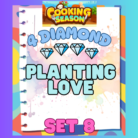 PLANTING LOVE - 4⭐ Set 8 - Carnival Tycoon Sticker