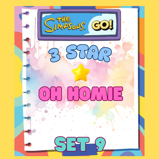OH HOMIE - 3🌟 Set 9 - Monopoly Go Sticker