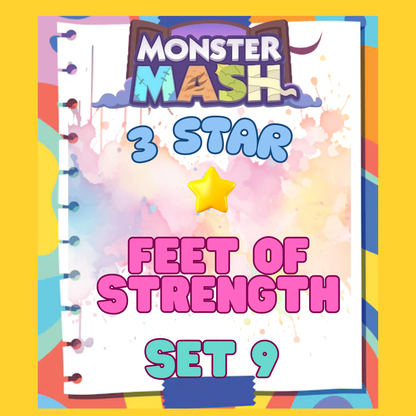 FEET OF STRENGTH - 3🌟 Set 9 - Monopoly Go Sticker