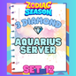 AQUARIUS SERVER - 3⭐ Set 12 - Carnival Tycoon Sticker