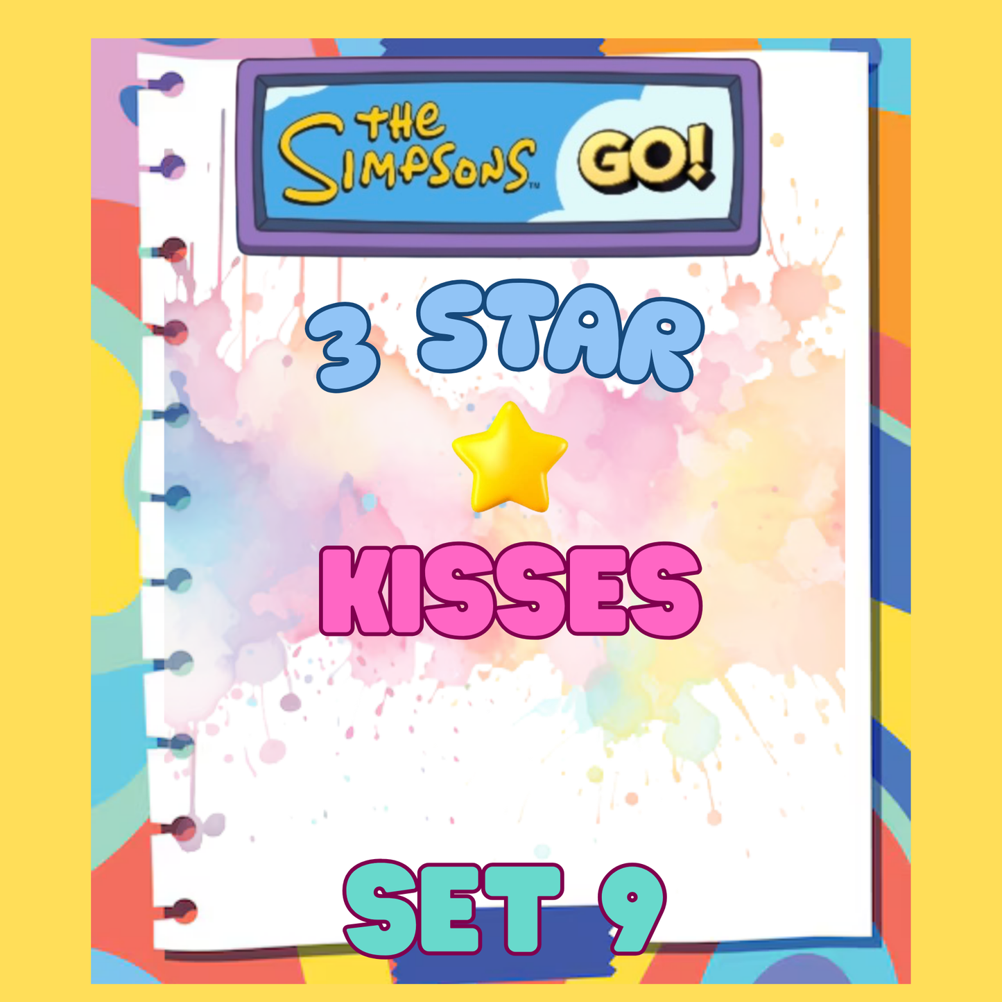 KISSES - 3🌟 Set 9 - Monopoly Go Sticker