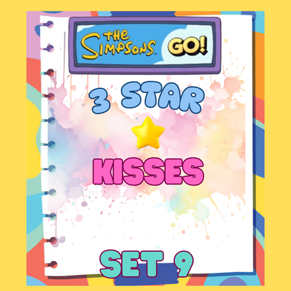 KISSES - 3🌟 Set 9 - Monopoly Go Sticker