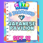 JAPANESE PAVILION - 3⭐ Set 12 - Carnival Tycoon Sticker