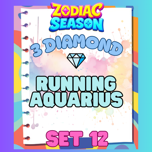 RUNNING AQUARIUS - 3⭐ Set 12 - Carnival Tycoon Sticker
